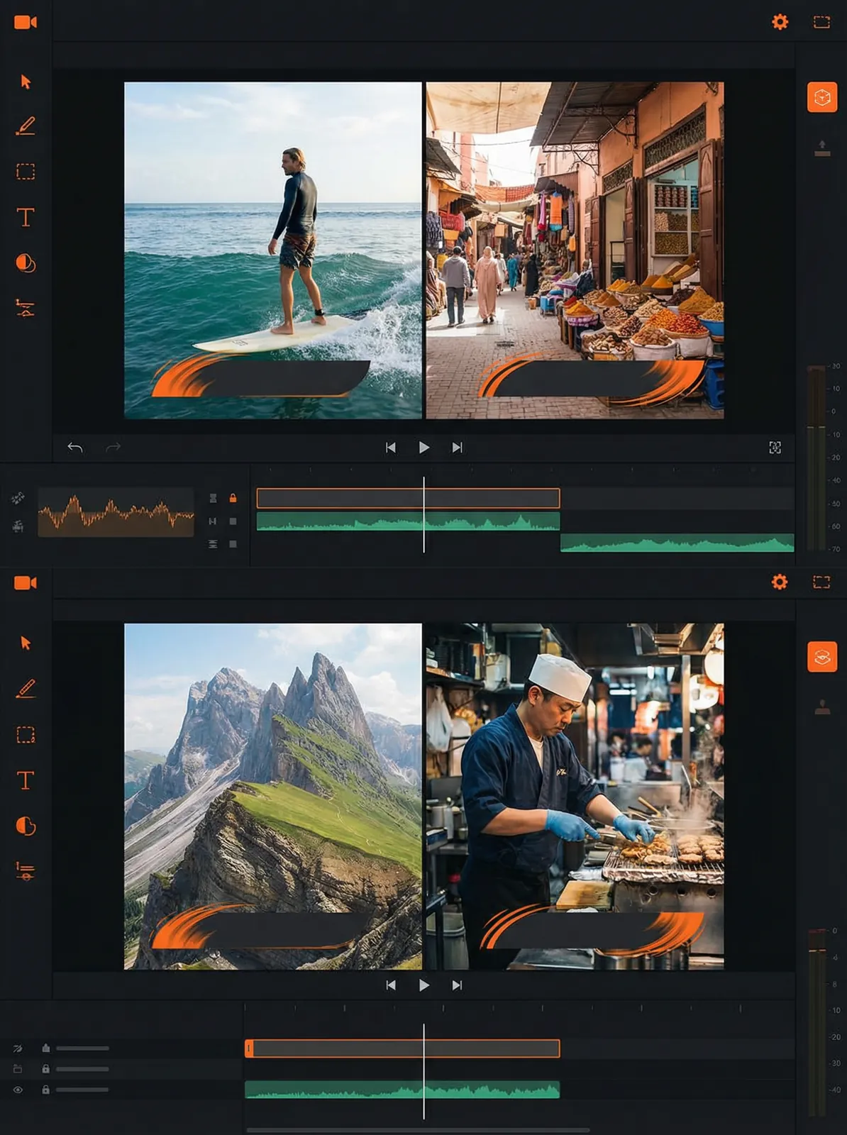 iqair Vlog开场模板设计